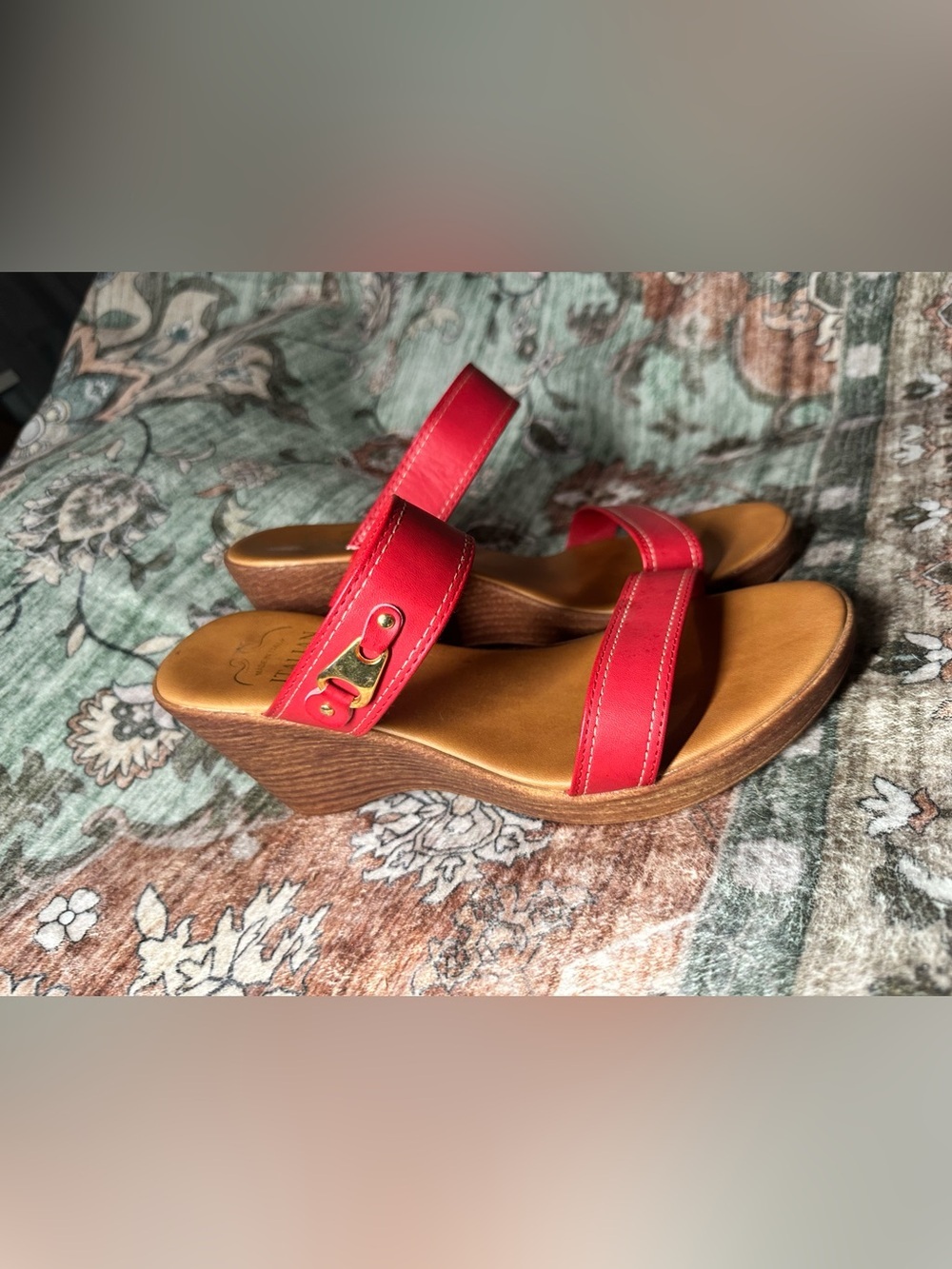 Italian Shoemaker Red Wedge